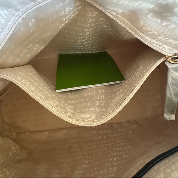 Kate Spade Story Book Cedar Street Flag Stripes Maise Satchel NWT - Picture 11 of 14